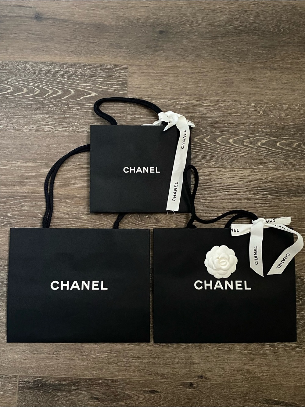 Chanel Shopping Bags Set of 3